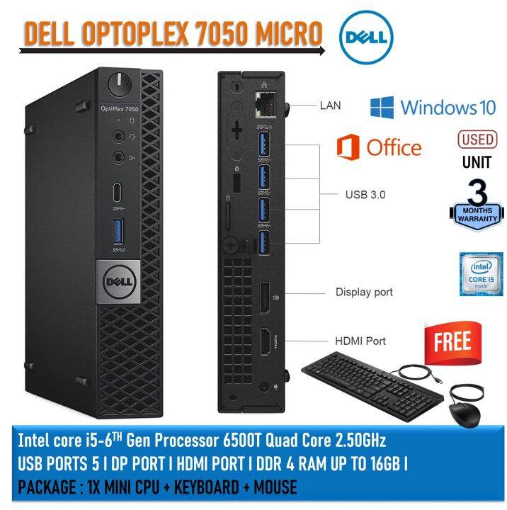 Del Optiplex Micro Mini Business Desktop I T Up To Ghz