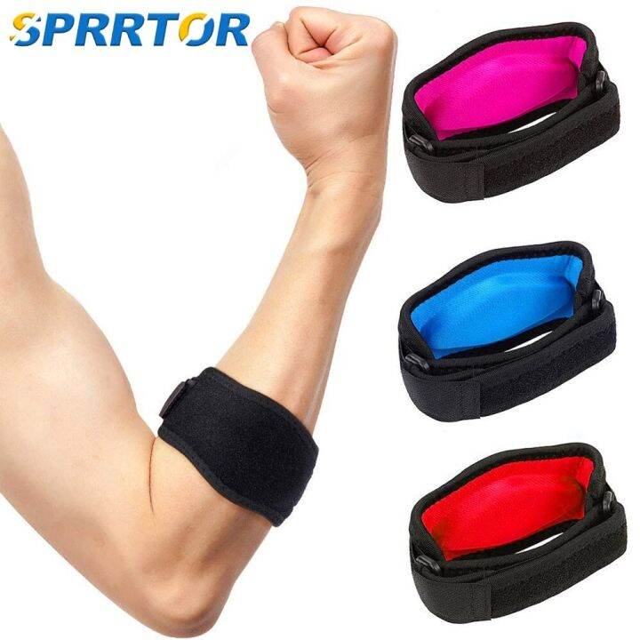 Pcs Adjustable Elbow Support Basketball Tennis Golf Elbow Strap Elbow