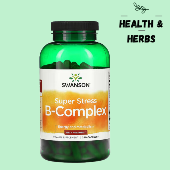 Swanson Super Stress B Complex With Vitamin C Capsules Lazada Ph