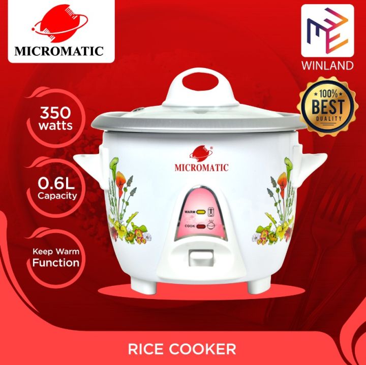 MICROMATIC By Winland Rice Cooker 0 6L 3 Cups Of Rice 350watts MRC 3