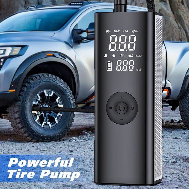 Carsun Wireless Tyre Air Pump Portable Car Air Compressor For