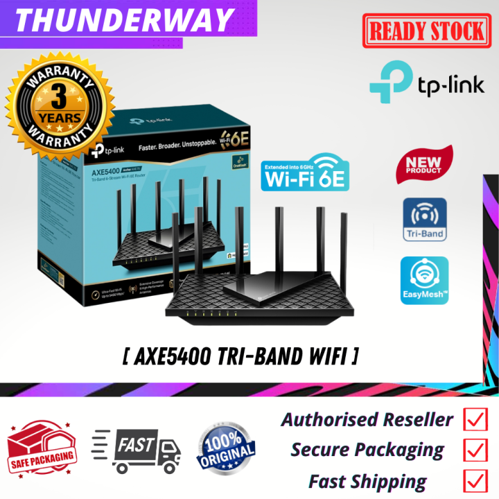 Tp Link Archer Axe Axe Tri Band Gigabit Wi Fi E Router Lazada