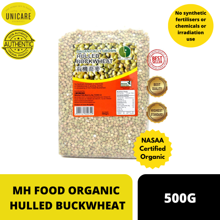 MH FOOD ORGANIC HULLED BUCKWHEAT 500G Lazada