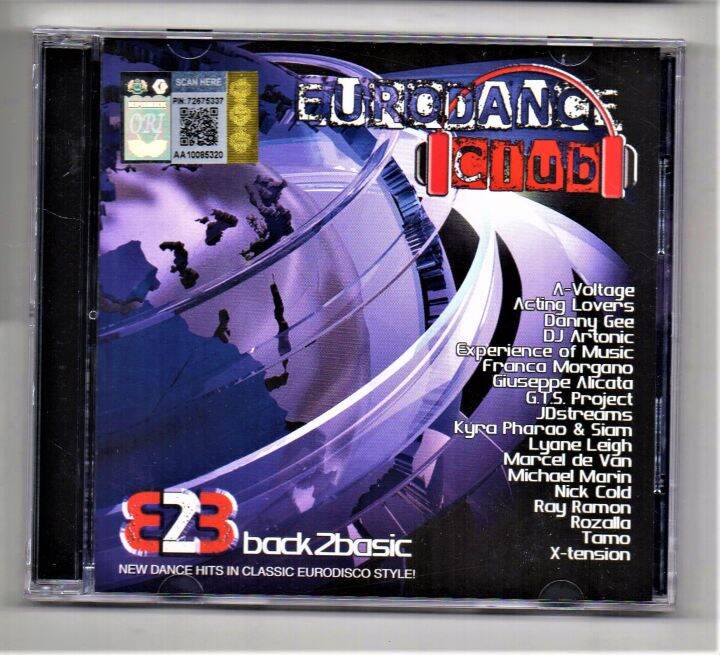 Various Artists Eurodance Club 2 CD Lazada