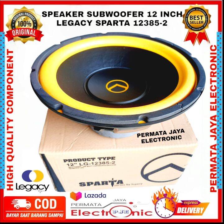 Speaker Subwoofer 12 Inch Legacy Sparta Lg 12385 2 Lazada Indonesia