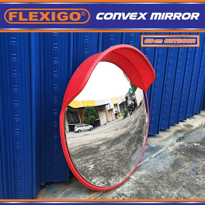 Convex Mirror 60 Cm Kaca Cermin Cembung Simpang Jalan Tikungan Outdoor