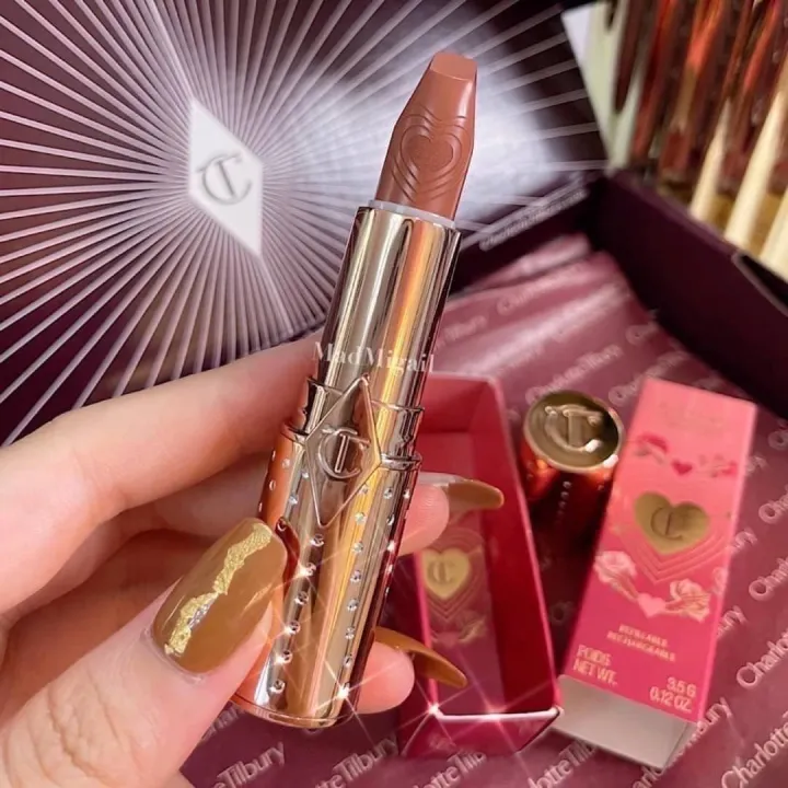 Charlotte Tilbury K I S S I N G Lipstick 3 5g ส Nude Romance แท 100