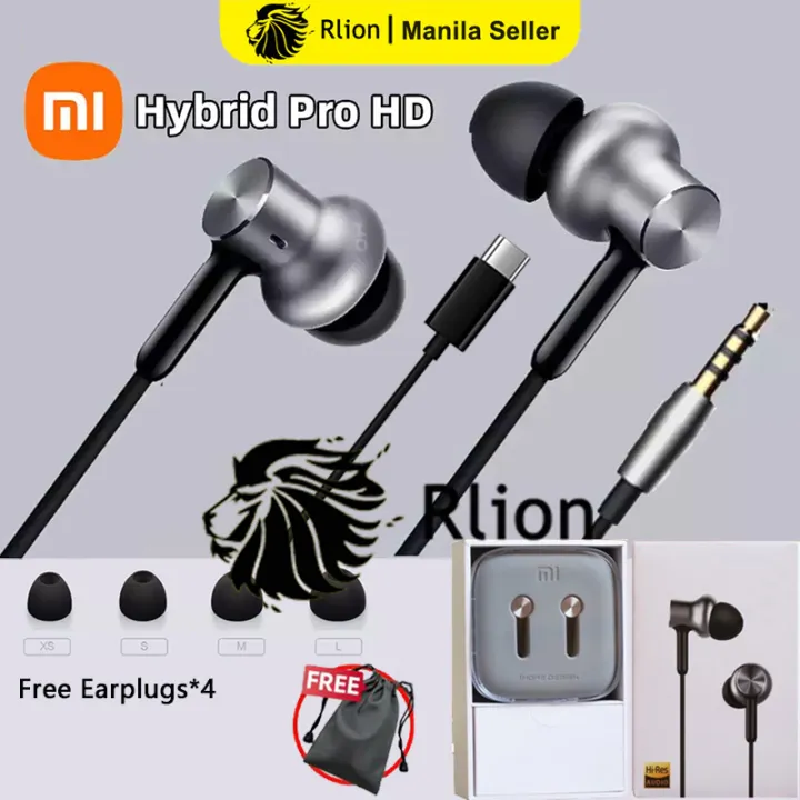 Authentic Xiaomi Mi In Ear Hybrid Pro Hd Earphone With Mic Noise