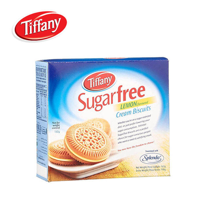 TIFFANY Sugar Free Lemon Flavoured Cream Biscuits 162g Lazada PH