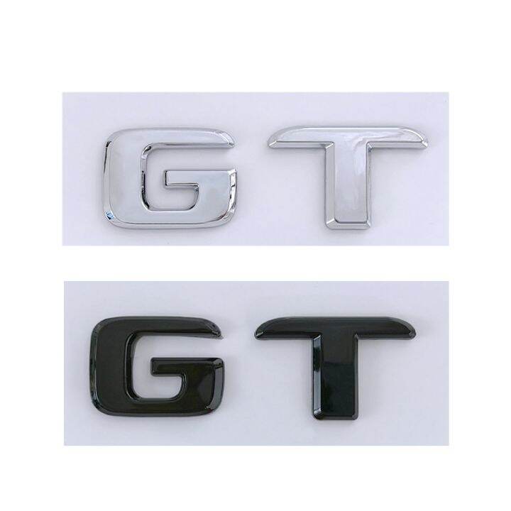 For New Mercedes Benz Amg Modified Gt Logo Rear Trunk Emblem Gt Letter