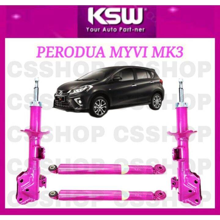 Ksw Perodua Myvi New Absorber Front Rear Heavy Duty Twin