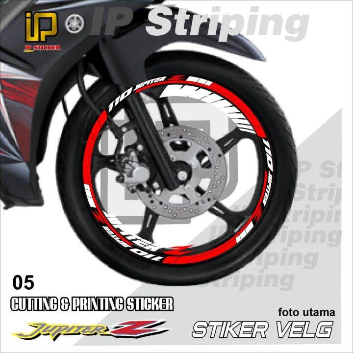 Stiker Velg Jupiter Z Sticker Velg Variasi List Yamaha Jupiter Z