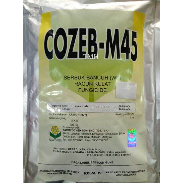 1Kg Cozeb M45 Or Linozeb Racun Kulat FungicideMancozeb 80 Lazada