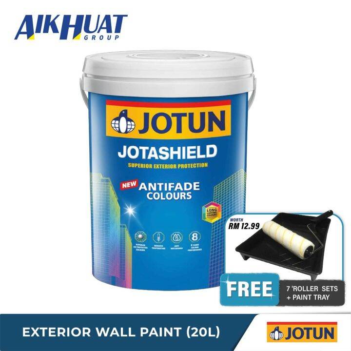 20L Jotun Jotashield Antifade White Colour Matt Exterior Wall Paint