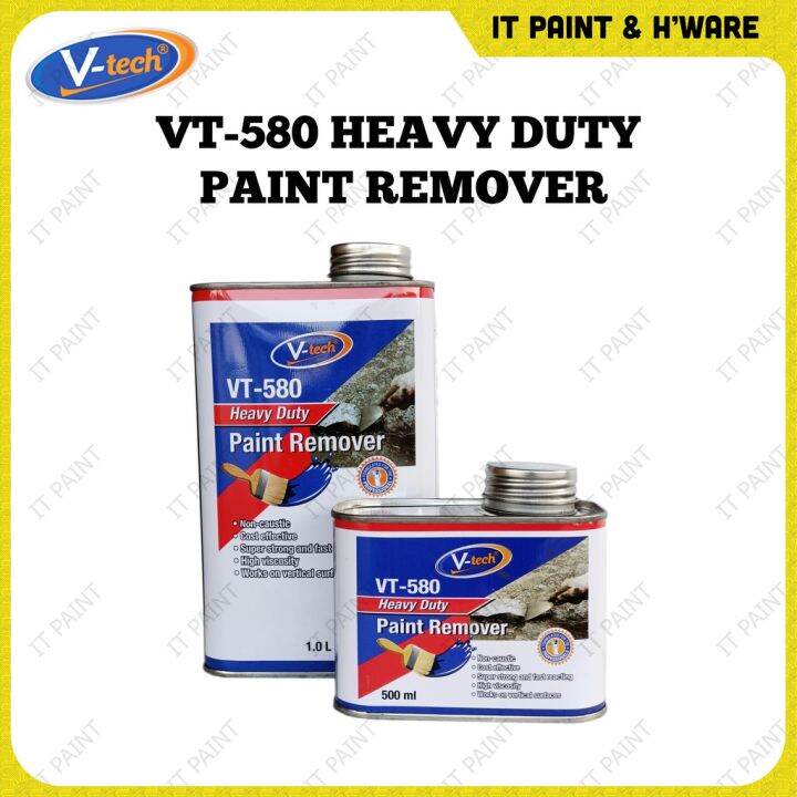 V Tech Vt Heavy Duty Paint Remover Ml Liter Penanggal Cat Lazada