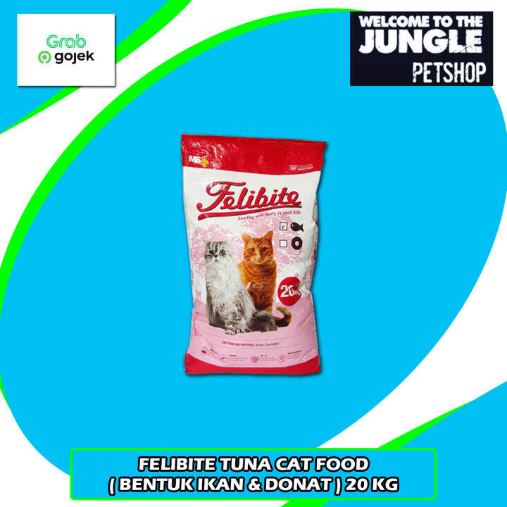 Felibite Ikan Donat 20 Kg Khusus Grab Gojek Dry Cat Food