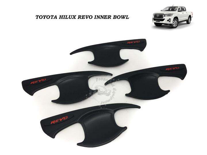 TOYOTA HILUX REVO INNER DOOR HANDLE BOWL 4 DOORS MATT BLACK Lazada