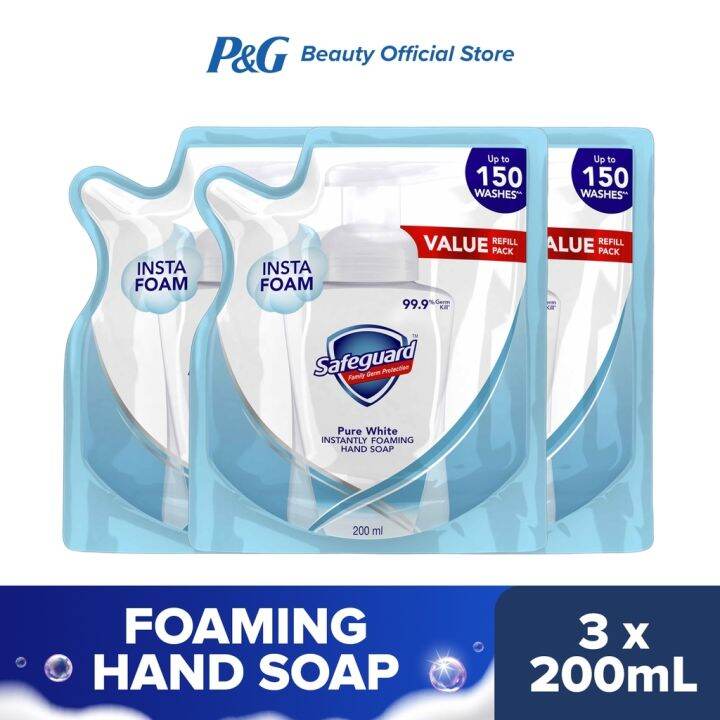 Safeguard Pure White Foaming Hand Soap Refill Ml Trio Lazada Ph