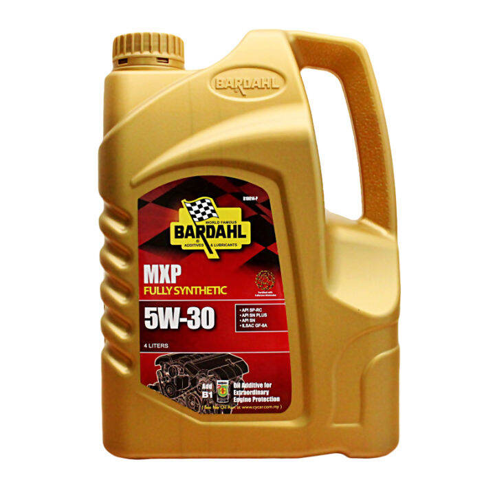 Bardahl Fully Synthetic Engine Oil Sae W Api Sn Cf Lazada