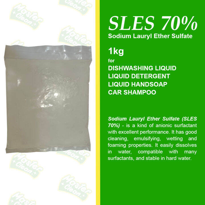 Sodium Lauryl Ether Sulfate SLES Surfactant Cleaning Agent 1 KILO