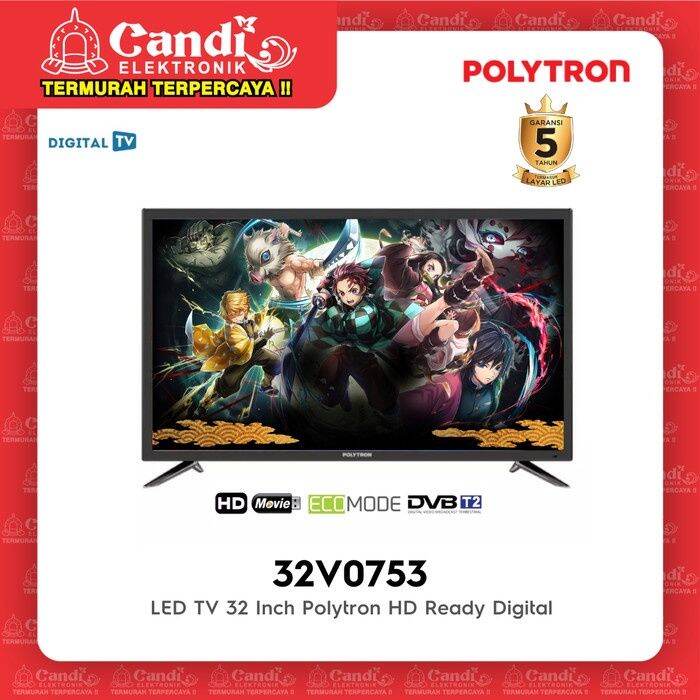 POLYTRON LED TV 32 INCH 32V0753 Digital TV PLD 32V1852 PLD32V0753