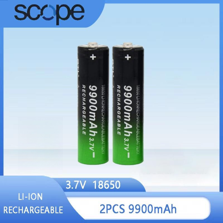 18650 Battery 3 7V 9900mAh Rechargeable Li On Battery For Led Flash