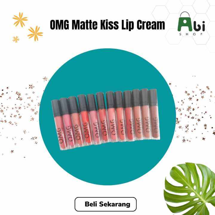 Abi Shop OMG OH MY GLAM Matte Kiss Lip Cream Lazada Indonesia