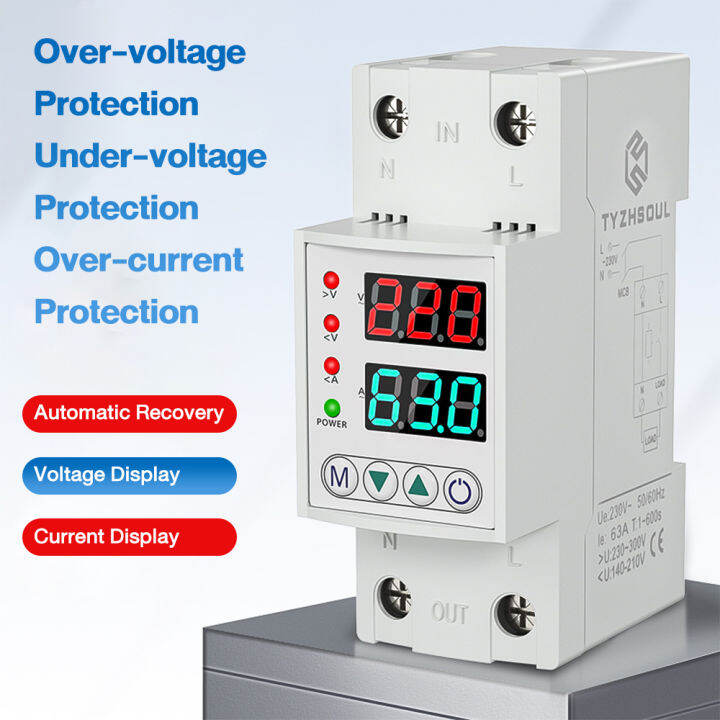 Household Toolsself Resetting Adjustable Digital Display Overcurrent