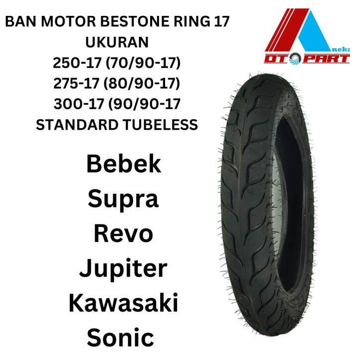 Ban Motor Bebek Supra Kawasaki Revo Smash Sonic Jupiter Ring 17 Ukuran