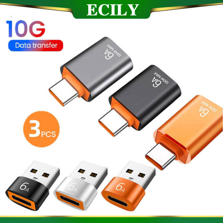 Ecily A Usb Otg To Type C Data Transfer Adapter Type C Female To Usb