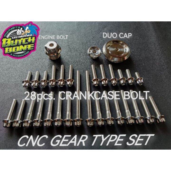 Raider Fi Crankcase Bolt Set Engine Bolt Duo Cap Cnc Gear Type