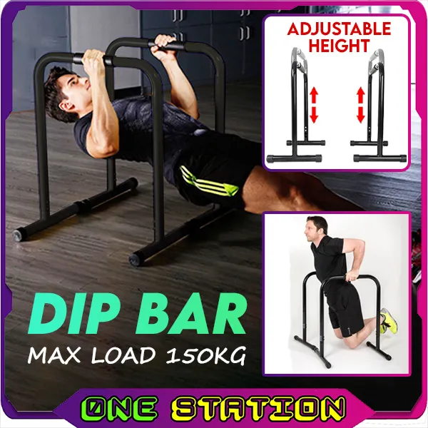 Heavy Duty Dip Bar Parallel Bar Portable Home Gym Body Weight Training