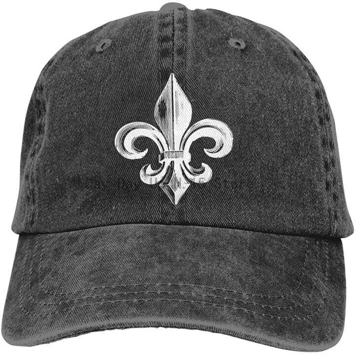 Vintage Fleur De Lis Unisex Trucker Hats Dad Baseball Hats Driver Cap