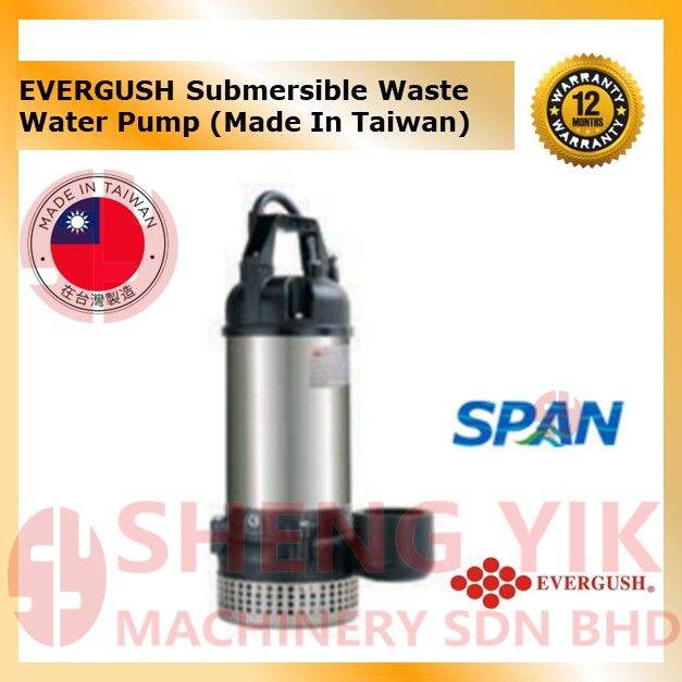 Shengyik Evergush Submersible Waste Water Pump EA05 EA05A EA 05 EA 05A