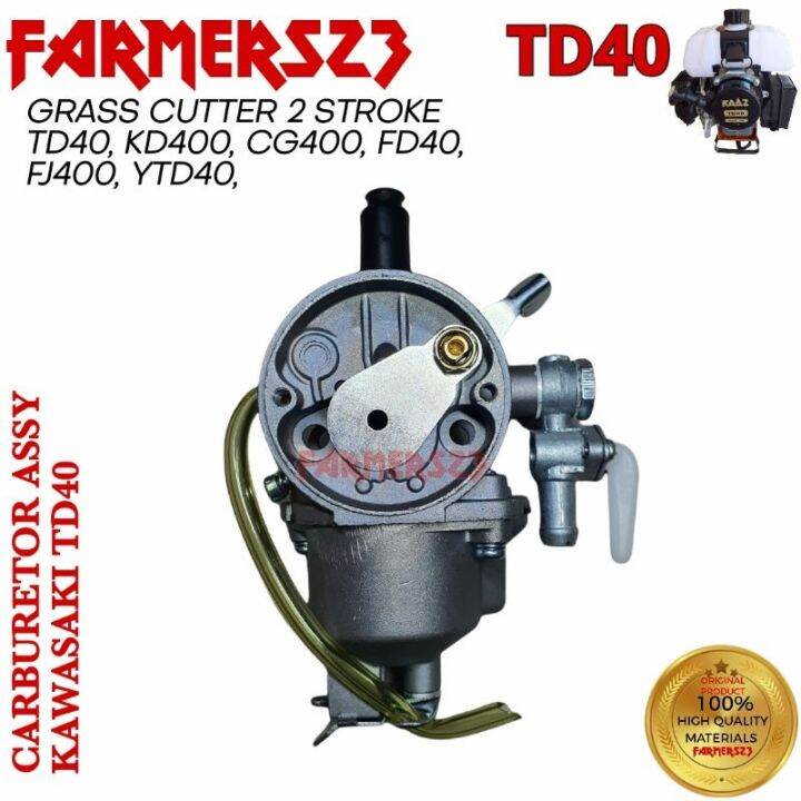 CARBURETOR ASSY KAWASAKI TD40 2 STROKE GRASS CUTTER BRUSH CUTTER