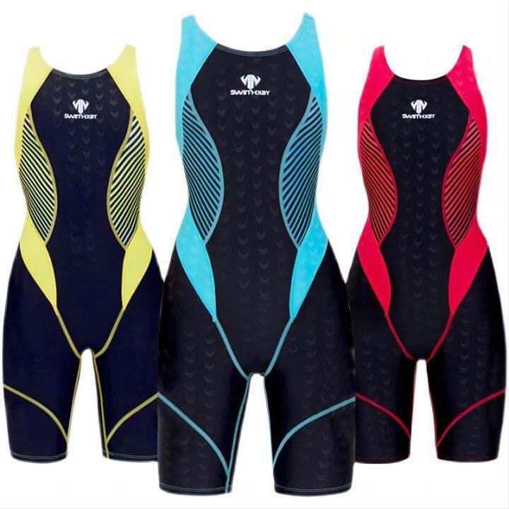 Girls Racing Swimwear Teenagers One Piece Swimsuit For Competition