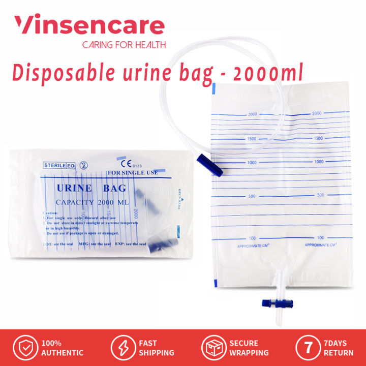 Vinsencare Pc Urine Drainage Bag Ml Urine Bag Sterile Disposable