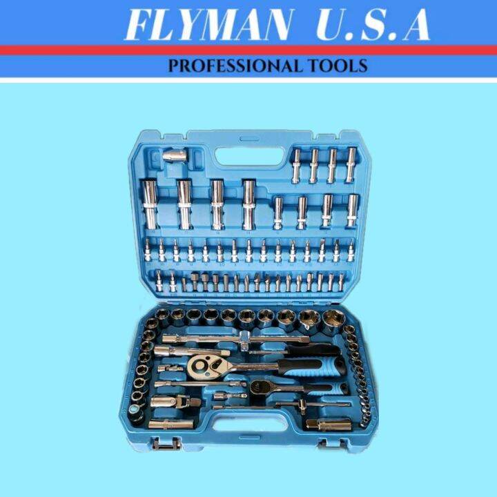 Flyman Usa Tools Socket Wrench Set Drive Pcs Point