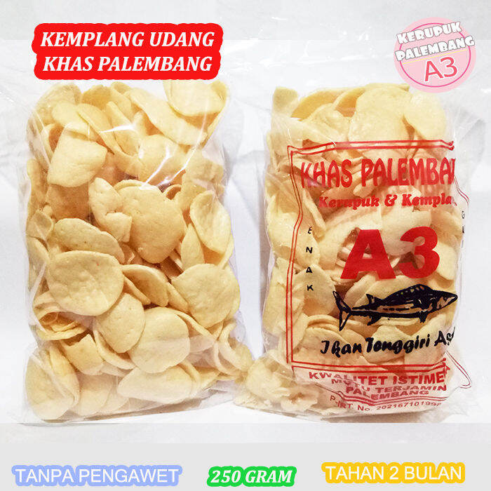 KERUPUK UDANG KEMPLANG UDANG ASLI PALEMBANG 250GR Lazada Indonesia