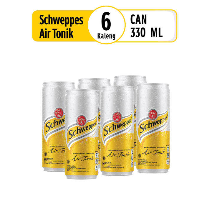 Schweppes Tonic Water Kaleng Ml X Pcs Lazada Indonesia