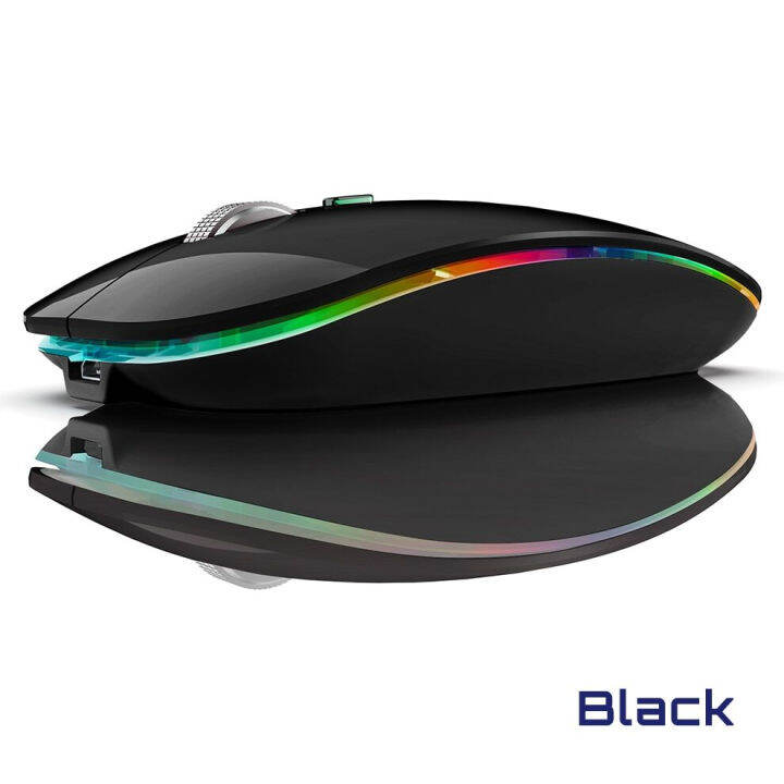 SeenDa Rechargeable 2 4G Bluetooth Wireless Mouse Jiggler Mouse