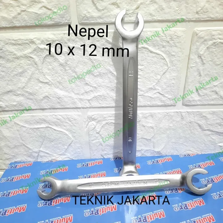 Kunci Nepel 10 X 12 Mm Flare Nut Wrench MULTIPRO Sunk Panel Lazada