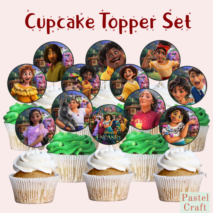 Encanto Pcs Pack Customized Cupcake Toppers For Parties Events