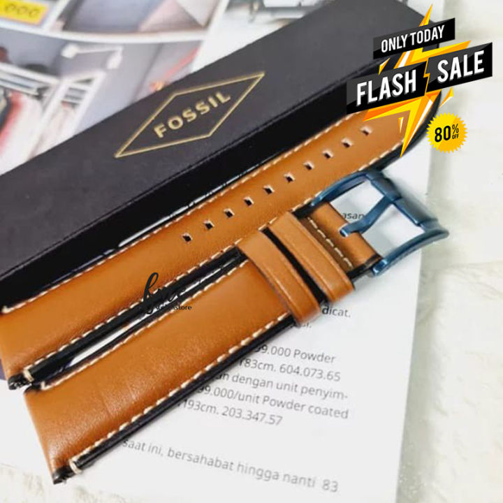 Strap Tali Fossil Kulit Grant Chronograph Genuine 22MM Lazada Indonesia