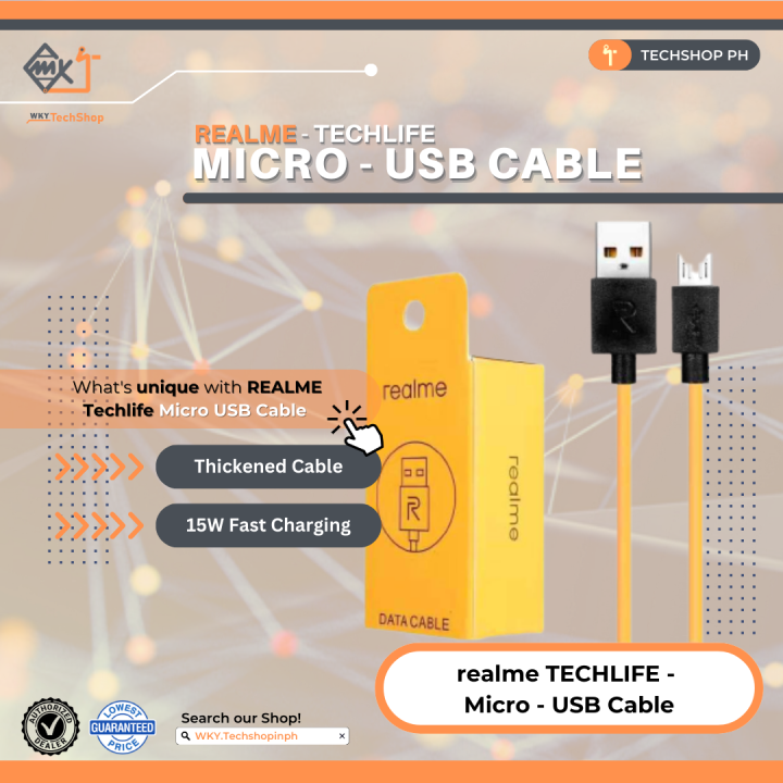 Realme Techlife Micro Usb Cable Lazada Ph