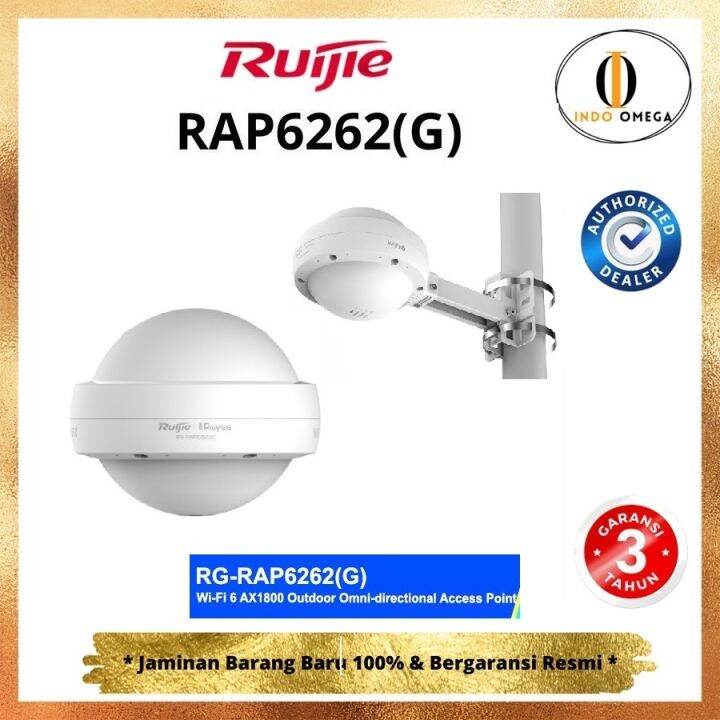 Ruijie RG RAP6262 G Wi Fi 6 AX1800 Outdoor Omni Directional AP RAP6262