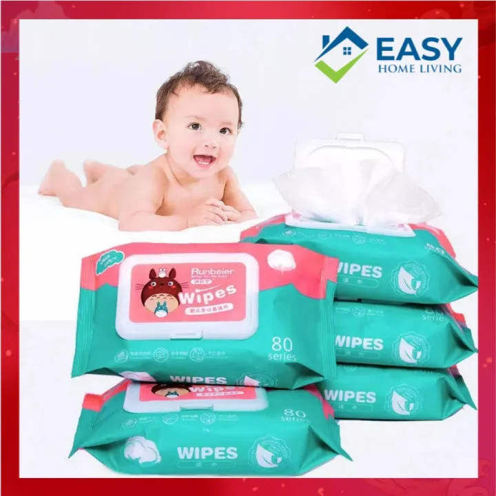 Organic Baby Wipes 80 PCS Per Pack Non Alcohol Wet Wipes Lazada PH