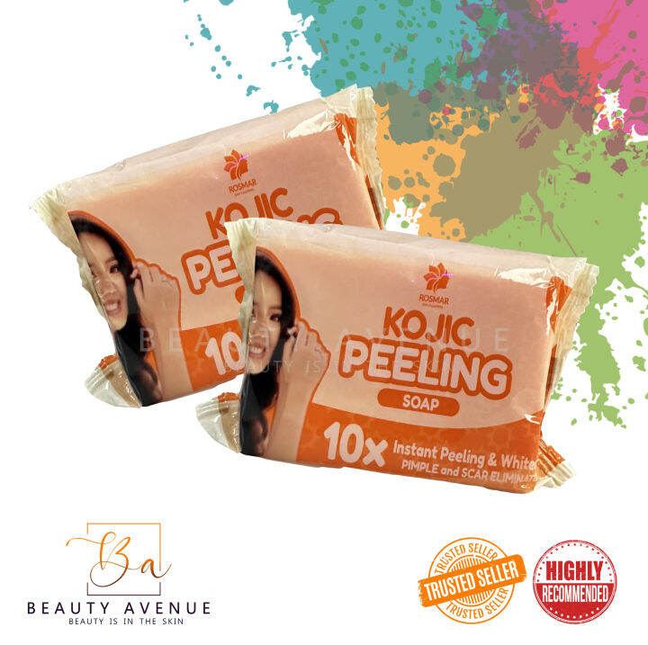 Rosmar Kojic Peeling Soap G X Instant Peeling Whitening Pcs