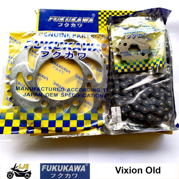 Gearset Vixion Old H L T T Fukukawa Girset Atau Gear Depan