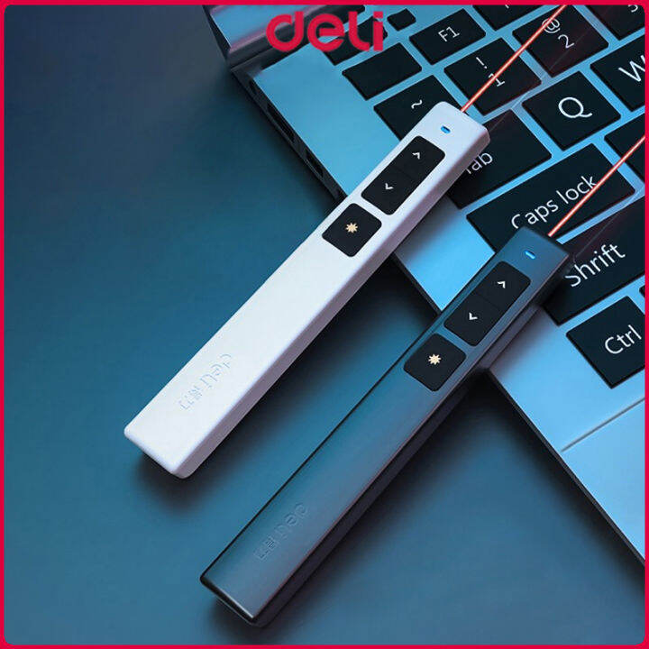 Deli Usb Laser Pointer Wireless Presenter Remote Control Pen M